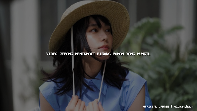 video jepang menikmati pisang paman yang mungil